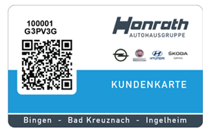 Kundenkarte mit QR-Code